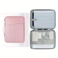 Minimalistinė Oksfordo Audinio Rankinė iPad/Planšetėms, Atspari Vandeniui ,  Rožinė