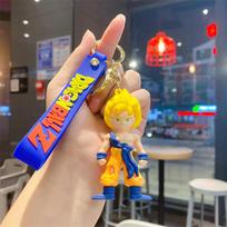 Animacinis `Dragon Ball` PVC Raktų pakabukas, Automobilio raktų pakabukas, Rankinės pakabukas, Lėlės pakabukas, Raktų žiedas.