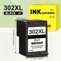 Didelės Išeigos 302XL Rašalo Kasetė Suderinama Su HP Spausdintuvais , 302 XL JUODA+ SPALV