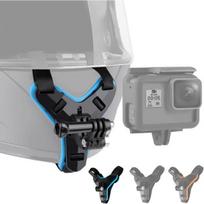 Motociklo šalmo smakro laikiklis veiksmo kamerai GoPro suderinamas. ,  Mėlyna