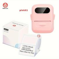 Marklife Nešiojamas Terminis Etiketės Spausdintuvas - 5.08cm Belaidis Ryšys ,  Rožinė