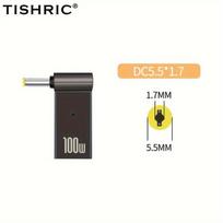 TISHRIC 100W PD Greitas Įkrovimas USB-C į DC Adapteris , DC 5,5 x 1,7