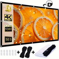 120 colių 4K lauko projekcinis ekranas, nešiojamas