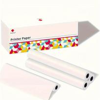 4 Ritiniai 21.59cm X 27.94cm Phomemo M832 Nešiojamojo Spausdintuvo Terminio Popieriaus