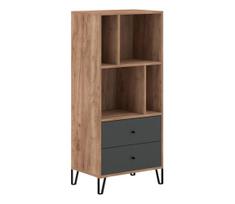 Komoda SULA ąžuolas craft/juoda