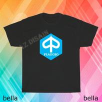 Naujas Piaggio Motorolerio logotipas T-shirt Juokingas Dydis S iki 5XL S