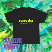 Naujas Serato DJ garso logotipas T-shirt Juokingas Dydis S iki 5XL XL
