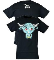 Rock Blue Brahma Jaučio Logotipo Vyriški Juodi Marškinėliai M