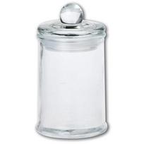 Stiklinis virtuvinis indas su sandarikliu prieskoniams, biriems produktams, retro, 140 ml