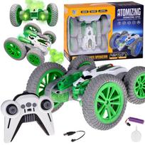 Nuotoliniu būdu valdomas labai greitas kaskadinis automobilis su vandens garų ir šviesos efektais RC0729, 14 cm x 12 cm x 8,5 cm