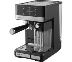 Sencor – espreso kavos aparatas su portafilteriu, 1350 W / 230 V, juodas / matinis chromas