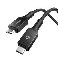 Juodas USB kabelis "Spigen EB10010CC Essential" Type-C Cable 240W 100CM