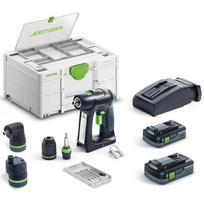 Akumuliatorinis gręžtuvas-suktuvas FESTOOL C 18 HPC 4,0 I-Set 577617