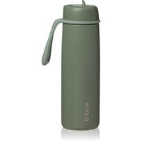b.box Stainless Steel Thermos Bottle termogertuvė su šiaudeliu Olive 1 vnt.