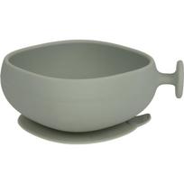 B.Box Silicone Bowl silikoninis dubenėlis su kamšteliu Green 300 ml