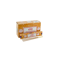 Rankų darbo smilkalai „Satya Myrrh“ (15 g), SATYA