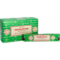 Rankų darbo smilkalai „Eucaliptus“ (15 g), SATYA