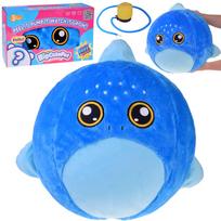 Didelis pliušinis kamuolys - žaislas ryklys 45 cm