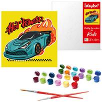Tapyba pagal numerius vaikams 25x25cm KHO1192 Motociklų lenktynės AP0063
