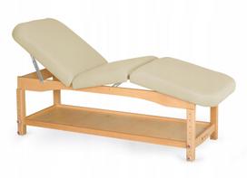 Medinis masažo stalas Nova Komfort Light Wood K033, Smėlinės spalvos