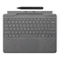 Microsoft Surface Pro Keyboard [DE] Platin + Slim Pen 2 Schwarz mit Copilot Button/nur solange der Vorrat reicht 8X8-00168