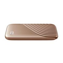 WD My Passport SSD 2TB Gold Cross Compatible USB 3.2 Gen-2 and USB-C 1050MB/s Read 1000MB/s Write PC Mac Compatiable