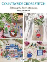 Countryside Cross Stitch, Beautiful Country House with Animals, Plants and Flowers