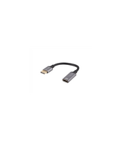 Lanberg Displayport (M) to HDMI (F) Adapter 8K on cable 20cm, Silver | AD-DP-HD-04
