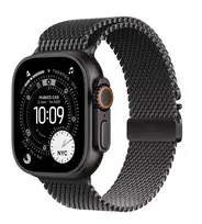 Watch Ultra 3 GPS + Cellular 49mm Black Titanium Case with Black Titanium Milanese Loop - Large