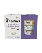 APPLAWS Applaws Cat Tin Multipack 6 x 70 g Kačių ėdalas "Kitten Selection" mišrių skonių su žuvimi ir vištiena