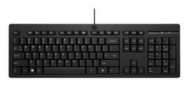 Klaviatūra HP 125 G2 USB Black - US ENG