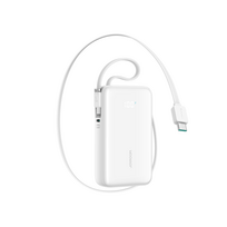 Joyroom JR-PR2 35W 10000mAh Power Bank with Retractable USB-C Cable and Built-in Lightning Cable