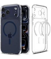 Skaidrus (Mėlynas) dėklas Apple iPhone 17 Pro telefonui "Spigen Ultra Hybrid MAG Magsafe"