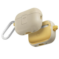 Uniq Clyde užrakinama dėžutė AirPods Pro 2 (2022/2023) - nude ir geltona