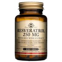 Solgar Resveratrol 250 mg su raudonojo vyno ekstraktu - 30 minkštųjų gelių