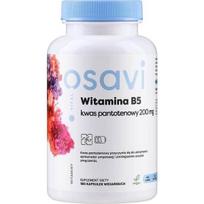 OSAVI Vitaminas B5 - Pantoteno rūgštis 200 mg (180 kapsulių).