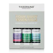 TISSERAND AROMATERAPY Jūsų kasdienių reikmenų rinkinys - 100% eterinių aliejų rinkinys (3 x 9 ml)