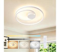 Brilagi- reguliuojamas LED lubinis šviestuvas TWISTER LED/48W/230V skersm. 50 cm balta + su nuotoliniu pultu