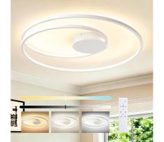 BRILAGI- reguliuojamas LED lubinis šviestuvas TWISTER LED/105W/230V, skersmuo 100 cm, baltas + nuotolinis valdymas