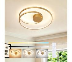 Brilagi - dimeriuojamas LED lubinis šviestuvas TWISTER LED/48W/230V Ø 50 cm, auksinis + nuotolinis valdymas