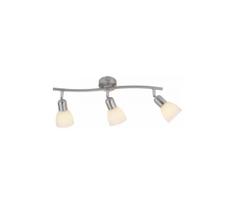 JUST LIGHT. 11953-55 - Taškinis šviestuvas KARO 3xE14/40W/230V matinis chromas