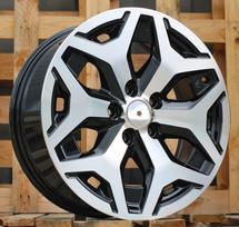 Ratlankis RACINGLINE B2042 R17x7 5x114.3 ET 48 CB 56.1 (Black Polished)