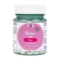 H&B biotinas 300 ug, 120 tablečių