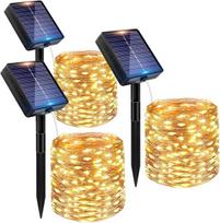 Lauko girlianda 100 LED 12 m, su saulės baterija