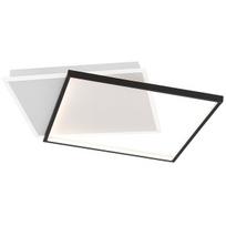 LED lubinis šviestuvas plafonas 50x50cm baltai-juodas 120W, su pulteliu, reguliuojama spalva ir ryškumas