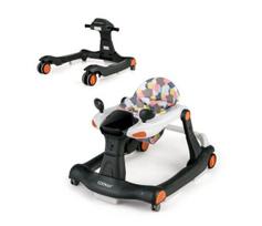 2-in-1 vaikštynė su reguliuojamu aukščiu ir greičiu Costway, black