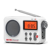 Nešiojamas FM/AM radijas su laikmačiu, garsu ir ausinių jungtimi