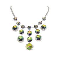 Kaklo papuošalas moterims DiamondSky „Vortex III“ su Swarovski kristalais, Golden