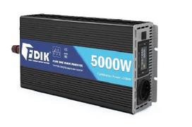 Grynos sinuso bangos inverteris FDIK A10, 5000 W 12V