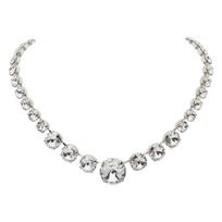 Kaklo papuošalas moterims DiamondSky „Summer“ su Swarovski kristalais, Golden